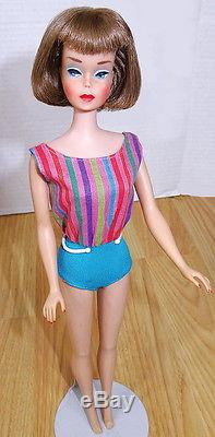 Spectacular Vintage Nutmeg Long Hair High Color American Girl Barbie Doll MINT