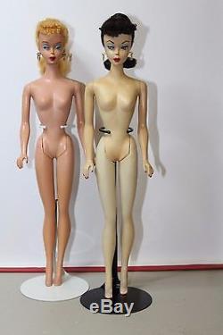 Spectacular vintage solid tm body restored brunette #2 ponytail Barbie
