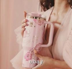 Stanley Barbie?'80s Peaches'N Cream 40 oz. Quencher Tumbler With Receipt