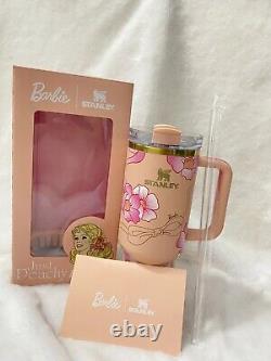 Stanley Barbie?'80s Peaches'N Cream 40 oz. Quencher Tumbler With Receipt