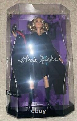 Stevie Nicks Barbie Music Collector Series Black Velvet Dress Free Shipping