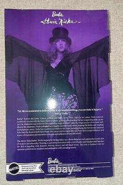 Stevie Nicks Barbie Music Collector Series Black Velvet Dress Free Shipping