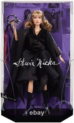 Stevie Nicks Barbie Music Collector Series Black Velvet Dress PREORDER