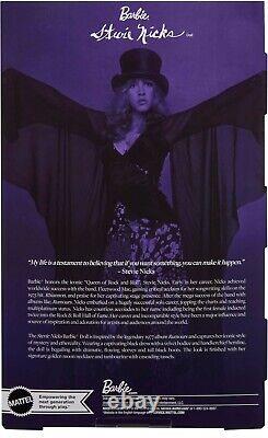 Stevie Nicks Barbie Music Collector Series Black Velvet Dress PREORDER