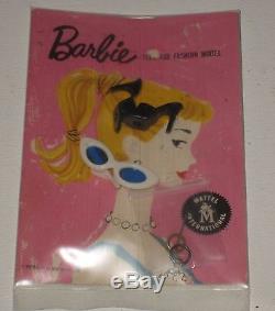 Stunning 1959 Mattel #1 Barbie Blonde Ponytail in TM Stand Box & More #BH130