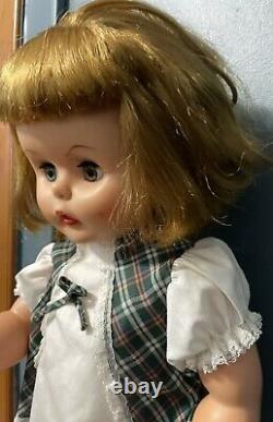 Stunning HTF Effenbee 1959 Mary Jane Vintage Doll 30 Walking Doll Great Condi
