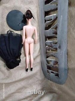 Stunning Plastic Hong Kong Bild Lilli Doll Vintage Pre Barbie Clone 11.5 Stand