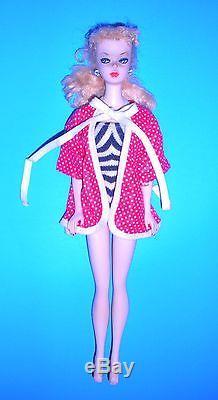 Stunning Vintage 1959 Pale Blonde # 1 Ponytail Barbie TM Model 850 Japan