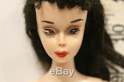 Stunning Vintage #3 Barbie Raven Hair Brunette Ponytail Light Brown Eyeliner