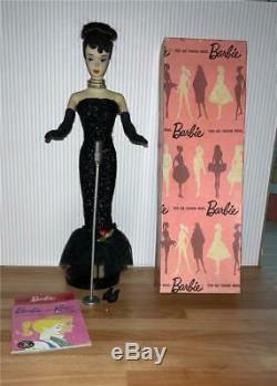 Stunning Vintage #3 Barbie Updo Solo In The Spotlight With Pink Silhouette Box