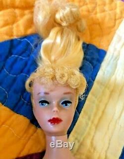 Stunning Vintage #4/5 Transitional Lemon Blonde Ponytail Barbie