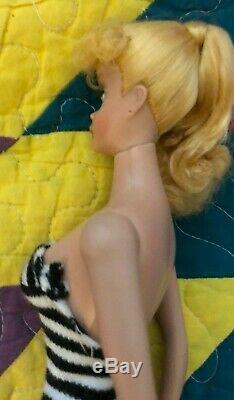Stunning Vintage #4/5 Transitional Lemon Blonde Ponytail Barbie
