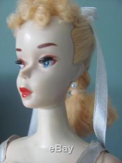 Stunning Vintage Barbie #3 BLONDE PONYTAIL WITH BRAID. Brown Eyeliner