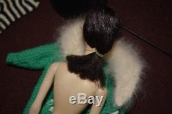 Stunning Vintage Barbie 3 Brunette Ponytail Doll with ORIGINAL TM Stand and Box