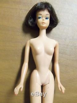 Stunning! Vintage Long Hair 1965 Brunette American Girl Barbie in OSS BEAUTIFUL