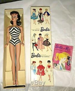Stunning Vintage Ponytail Brunnette Barbie #850 in original box Lucy Lips