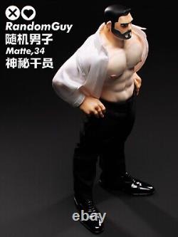 Suit Gay Doll Random Guy Matte Muscular Male Beard Dolls Guy Toy 20cm Resin New