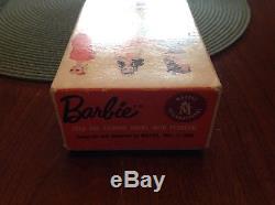 Super Rare #1 Barbie Tm Box And #1 Barbie Body With Holes In Feet! Head Liner