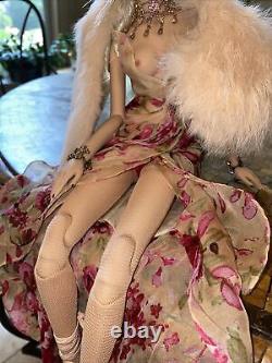 Sybarite Superdoll V3 With Floral Dress And Fur Stole