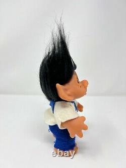 THOMAS DAM Chubby Boy Sailor Troll 7 Tall Black Crazy Hair Excellent Condition