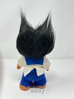 THOMAS DAM Chubby Boy Sailor Troll 7 Tall Black Crazy Hair Excellent Condition