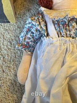The Original Raggedy Ann Doll Americas Folk Doll 311/2 Inches Tall Knickerbocker