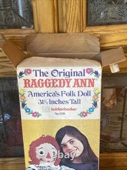 The Original Raggedy Ann Doll Americas Folk Doll 311/2 Inches Tall Knickerbocker