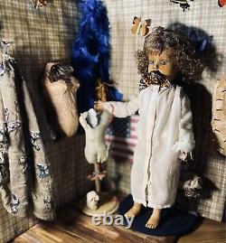 The Silence of the Lambs OOAK Diorama Catherine Doll Buffalo Bill MOTH Precious