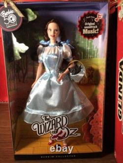 The Wizard of oz Barbie Collector Series Complete Set of 7 (50th Anniversary Ed)