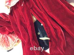 The Xenis Collection Jester Musical Wooden Dolls Lot of 2