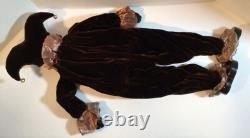 The Xenis Collection Jester Musical Wooden Dolls Lot of 2