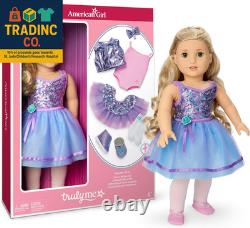 Truly Me #125 Doll & Dance All Day Set, with Hazel Eyes, Curly Blonde Hair, Li