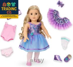 Truly Me #125 Doll & Dance All Day Set, with Hazel Eyes, Curly Blonde Hair, Li