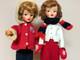 Two Gorgeous Vintage Ideal Tammy Dolls In All-original Winter Outfits With Extras