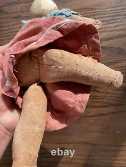 Unica Liberated Holland Pottery & Cloth Dutch Doll Belgium 1945-46
