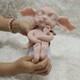 Unpainted 12.2 Elf Reborn Baby Boy Weighted Platinum Silicone Collectible Doll