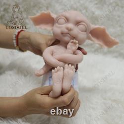 Unpainted 12.2 Elf Reborn Baby Boy Weighted Platinum Silicone Collectible Doll