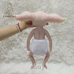 Unpainted 12.2 Elf Reborn Baby Boy Weighted Platinum Silicone Collectible Doll