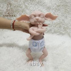 Unpainted 12.2 Elf Reborn Baby Boy Weighted Platinum Silicone Collectible Doll