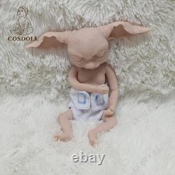 Unpainted 12.2 Elf Reborn Baby Boy Weighted Platinum Silicone Collectible Doll