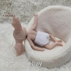 Unpainted 12.2 Elf Reborn Baby Boy Weighted Platinum Silicone Collectible Doll