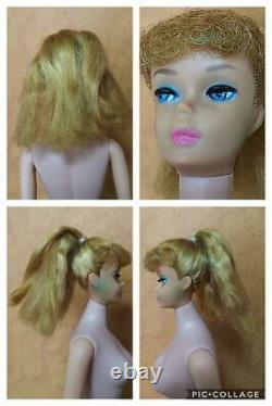 Used Doll Figure Barbie Blonde Ponytail Vintage Made in Japan