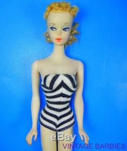 VERY RARE 1959 Blond #1 Ponytail Barbie Doll Vintage