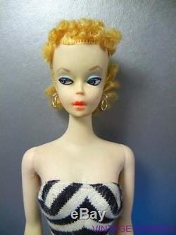 VERY RARE 1959 Blond #1 Ponytail Barbie Doll Vintage