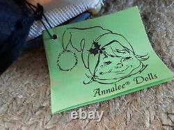 VERY RARE Vintage Mobilitee Annalee Thorndike 21 Doll Snowman with Original Tag