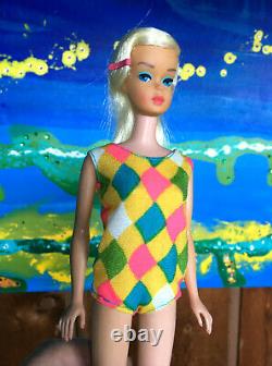 VERY VERY RARE Vintage PLATINUM Color Magic Barbie Factory ROOTED Prototype doll