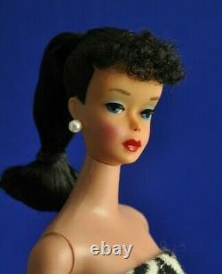 VINTAGE 1960s #4 RAVEN BLACK PONYTAIL BARBIE