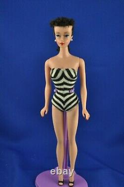 VINTAGE 1960s #4 RAVEN BLACK PONYTAIL BARBIE