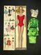 Vintage 1962 Blonde Ponytail Barbie #850 Original Box Plus Bonus Outfit Mattel