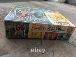 VINTAGE 1964 MISS BARBIE DOLL No Melt Marks! & LAWN SWING MATTEL #1060 In Box